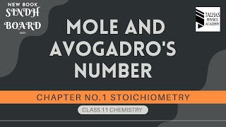 CH1 Stoichiometry  11  Concept of Mole and Avogadros Constant  1st year Chemistry [upl. by Bringhurst]