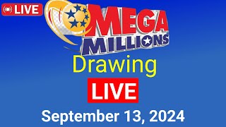 mega millions live Drawing results form Friday September 13 2024  Mega Millions Drawing Live [upl. by Klepac]