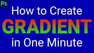 How to Create Gradient Text Effect in Photoshop 2024 [upl. by Cade574]