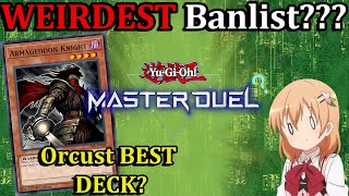 THE WORST MASTER DUEL BANLIST EVER [upl. by Janos]