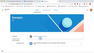 GSuite  Classroom  Assegnare esercizi con Classroom [upl. by Yleek]