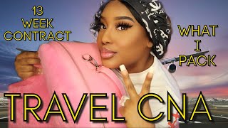 Travel CNA What I Pack For a 13 Week Travel Assignment  2022 cna travelnursing travelcna [upl. by Suvart]