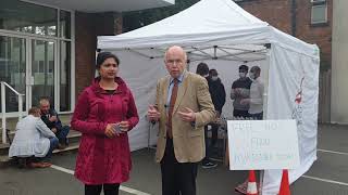 Jack Dromey MP and Naz Rasheed at Erdington Foodbank 01 06 21 [upl. by Ysnat631]