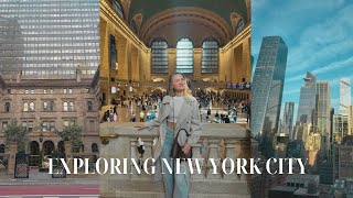 A MORNING EXPLORING NYC  CENTRAL PARK 5TH AVENUE amp GRAND CENTRAL  TRAVEL VLOG  JESSIE KATE [upl. by Brent418]