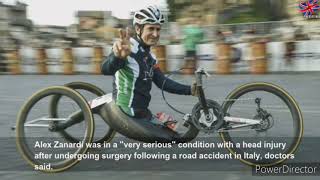 Ex  F1 Driver Alex Zanardi Suffers Serious Head Injury in Handbike Crash 6212020 [upl. by Sartin]