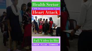 CPR Demonstration Class  Health Sector CPR bls viral viralreels healthsectorwithsurajit [upl. by Walter218]