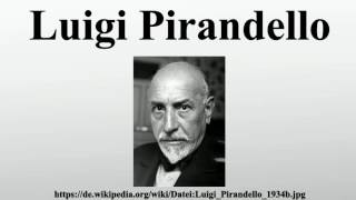 Luigi Pirandello [upl. by Klos]