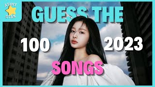 KPOP Guess The 100 Songs  2023 Edition [upl. by Eloken]