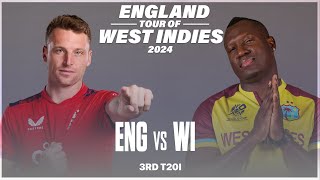 🔴 Live West Indies Vs England Live – 3rd T20  WI Vs ENG Live Match Today  England vs West Indies [upl. by Enilec]