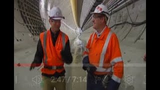 Waterview Tunnel construction  June 2014 Campbell Live [upl. by Thia]