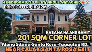 Corner Lot 201Sqm Single Detached House and Lot For Sale  Verona Silang Cavite [upl. by Atrice536]