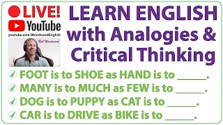 Learn English Vocabulary with Analogies amp Critical Thinking [upl. by Morville]