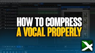 How to Compress a Vocal Properly  Mixcraft 9 Tutorial [upl. by Sauncho]