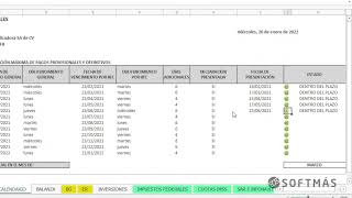 Calendario de obligaciones fiscales SE Fiscal [upl. by Alida]