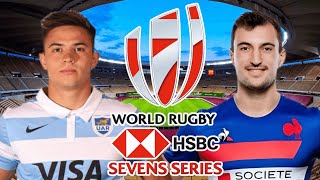 ARGENTINA 7s vs FRANCE 7s SEVILLE 7s QUARTER FINAL Live Commentary [upl. by Marilin]