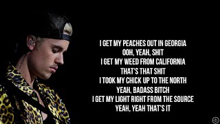 Justin Bieber  PEACHES ft Daniel Caesar Giveon Lyrics [upl. by Bohlin161]