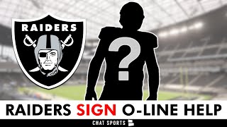 MAJOR Raiders News Las Vegas Raiders Sign Potential Starting Offensive Lineman Before NFL Draft [upl. by Enomal147]