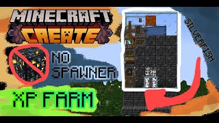 Showcase AntiSpawner Xp Farm Using Create mod Minecraft ModdedMinecraft Create [upl. by Alby]