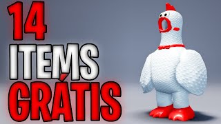 COMO PEGAR 14 ITENS GRÁTIS NO ROBLOX [upl. by Nosyarg695]