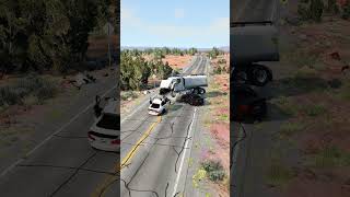 Most EPIC Freeway Crashes in BeamNG Drive Right Now  57 [upl. by Adlog]