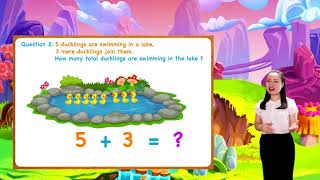 Math For Kids  Lesson 13 Addition Word Problems  1st Grade [upl. by Brigg354]