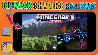 como INSTALAR SHADERS en MINECRAFT PE 121 minecraft PATCHED para Android SHADERS [upl. by Northey887]