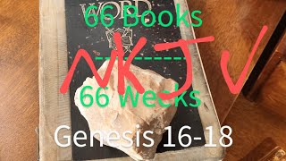 66 Books  66 Weeks Genesis 1618 NKJV [upl. by Enilorak]