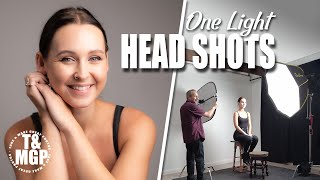 Easy One Light Headshots  Take and Make Great Photography with Gavin Hoey [upl. by Neelra674]