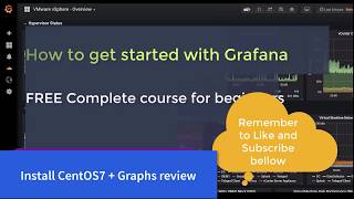 1 Grafana Monitoring  FREE Beginner course  Install CentOS 7X [upl. by Aerb56]