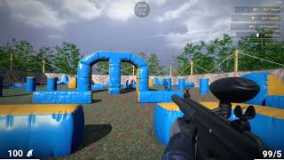 Paintball War 2 Gameplay  New Paintball Game on PC [upl. by Hedi]