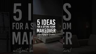 5 ideas for a SITTING ROOM MAKEOVER 💡 Shorts [upl. by Fai]