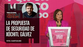 La propuesta de seguridad de Xóchitl Gálvez Por Carlos Pérez Ricart ¬ Video columna [upl. by Herson206]