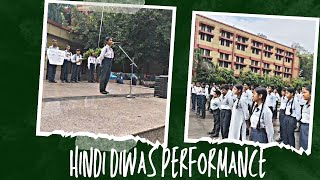 Hindi Diwas Vlog hindidiwaspoem mindsetwarrior2025 [upl. by Isoais788]