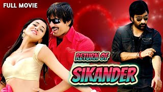 South Hit Action Full Movie  The Return Of Sikander  Ravi Teja Shriya Saran [upl. by Annuhsal]