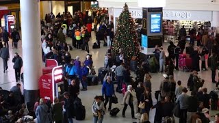 Delays at Gatwick as drone sightings ground planes [upl. by Lilias184]