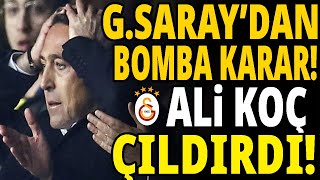 GALATASARAYDAN BOMBA KARAR FENERBAHÇE ÇILDIRDI [upl. by Nangatrad]