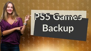 Can you back up PS5 games to external hard drive [upl. by Westland]