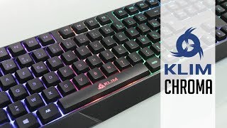 KLIM Chroma  The market leading membrane keyboard [upl. by Ahsilat]