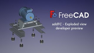 FreeCAD Exploded view  Разнесенный вид [upl. by Adidnere]