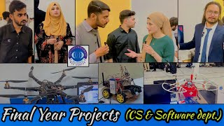 Final year projects of CS and Software  Faisal Riaz vlogs  Comsats Wah [upl. by Seif]