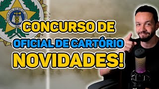 Novidade do último Concurso de Oficial de Cartório da PCERJ [upl. by Korenblat]