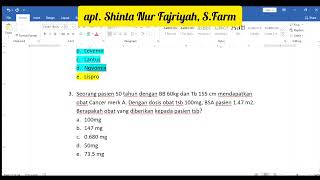 SOAL UKMPPAI MARET 2024  SOAL APOTEKER [upl. by Bergeman]