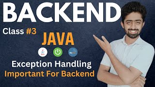 Exception Handling in Java  Backend Development Course  lecture 03 [upl. by Oremoh620]