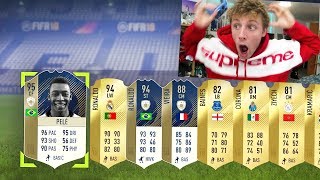 95 PELE amp 94 RONALDO IN THE MOST ICONIC FIFA 18 PACK OPENING [upl. by Edana]