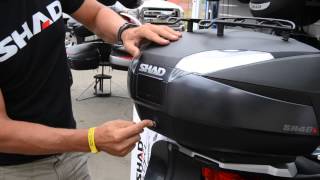 SHAD SH48 Top Case on BMW R1200RT [upl. by Jeth577]