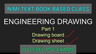 ITI level NIMI text based class DRAUGHTSMAN CIVIL Engineering drawing Kerala technical psc [upl. by Casimire738]