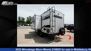 Stunning 2025 Winnebago Micro Minnie Travel Trailer RV For Sale in Middlebury IN  RVUSAcom [upl. by Eeloj]