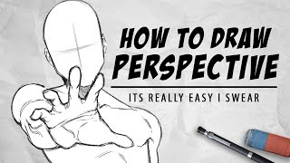 How to draw FORESHORTENING  Perspective Tutorial  Drawlikeasir [upl. by Erasaec602]