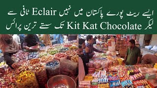 Biggest Chocolate amp toffe Wholesale Market In Karachi  Joria Bazar [upl. by Czarra]