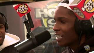 ASAP Rocky Freestyle on Funkmaster Flex [upl. by Zubkoff289]